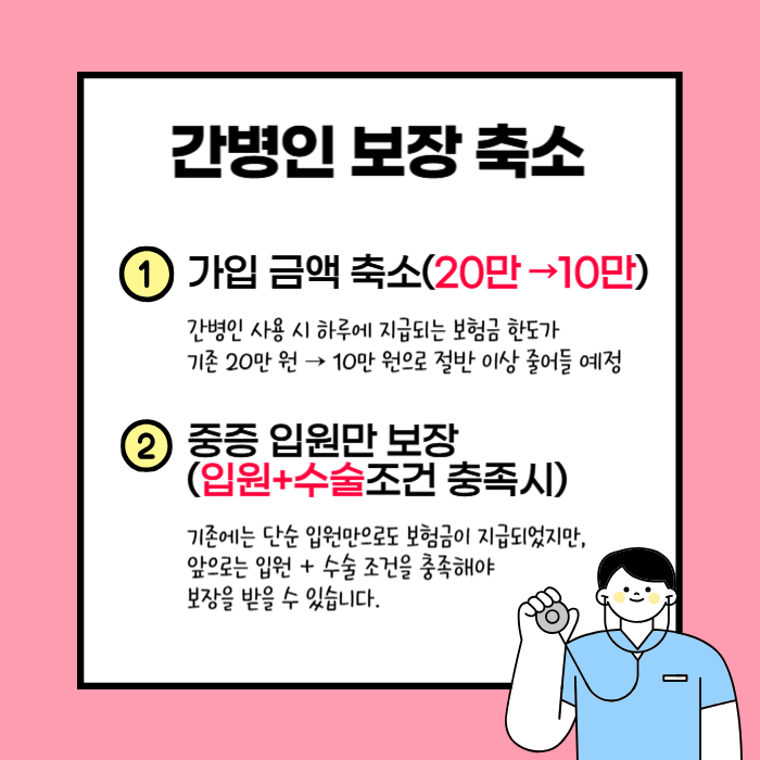 간병인 보장 보험
